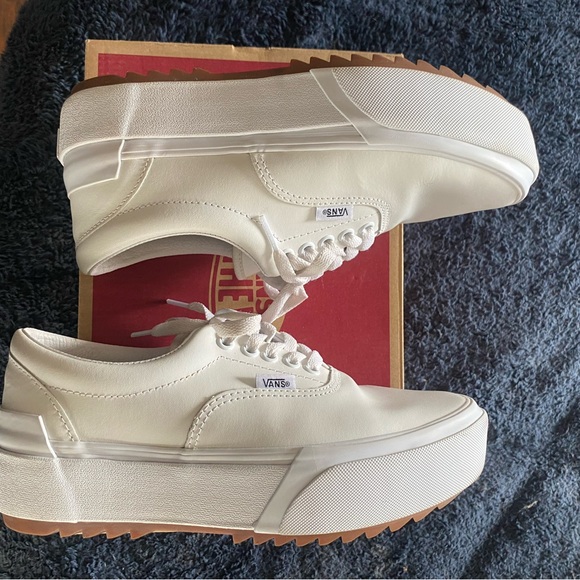 Vans Era Leather Stacked Sneaker. - Picture 7 of 8